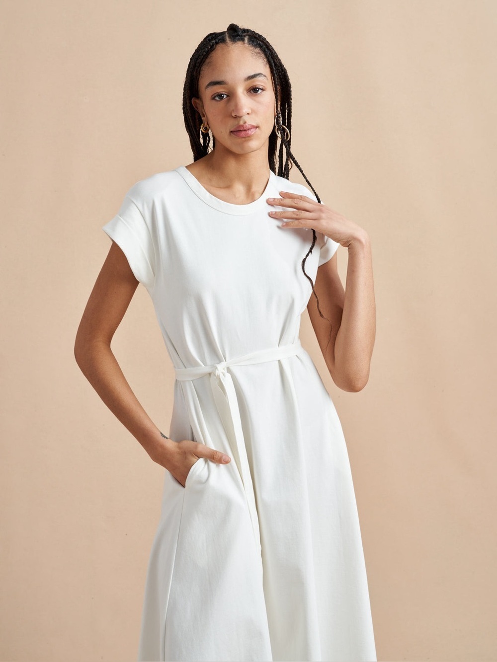 La Ligne Angie Dress White